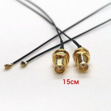 Антенный переходник SMA Female to U.fl IPX IPEX1 15см для пульта квадрокоптера дрона 6108 фото