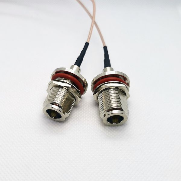 Антенный переходник pigtail MMCX Male (угловой) на N Type Female RG316 20см для модернизации антенны Aliantech 3385 фото