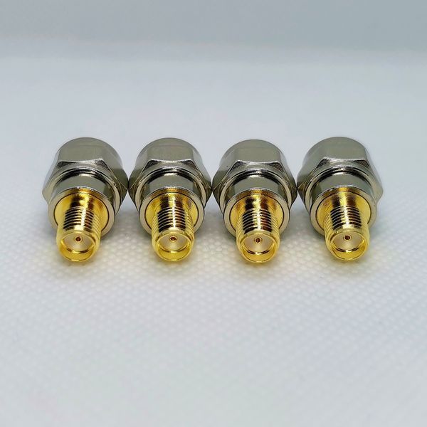 Антенный переходник соединитель F male на SMA Female 4272 фото