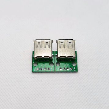 Разъем USB 2.0 (мама) 4pin без изоляции 1494 фото