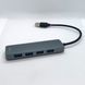 USB-хаб Baseus BS-OHO80 4 порти USB 3.0 15см 3136 фото 1