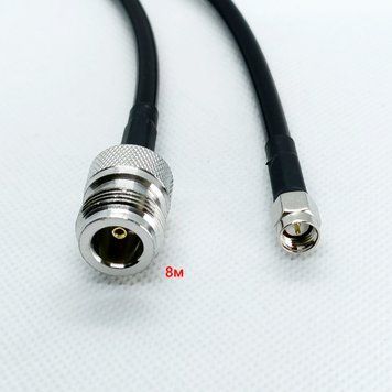 Перехідник з'єднувач SMA Male to N Type Female кабель RG223 довжина 8м 5053 фото