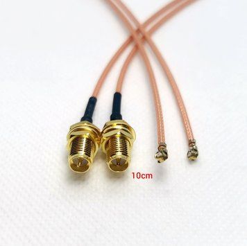 Антенный переходник pigtail RP-SMA Female - U.fl IPX IPEX 10см для пульта квадрокоптера дрона 5857 фото