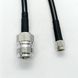 Перехідник з'єднувач SMA Male to N Type Female кабель RG223 20см 4703 фото 2
