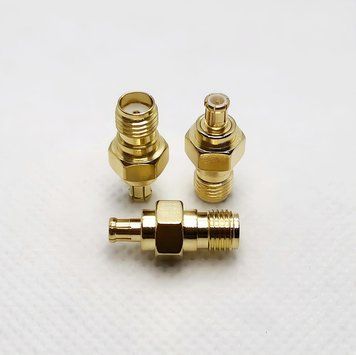 Антенний перехідник з'єднувач MCX Male to SMA Female 6409 фото